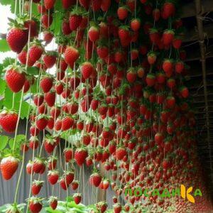 Клубника ампельная Анастасия купить по цене от 370р. в интернет-магазине «Посадика» с доставкой почтой в в Полесске и по всей России – [изображение №1].